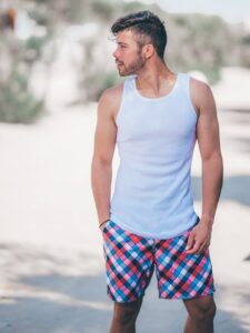 Μπλούζα ανδρική αμάνικη λευκή