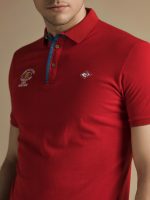 Polo TRESOR ανδρικό κόκκινο με κέντημα - Image 2