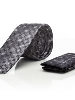 Ανδρική γραβάτα με μαντηλάκι 220-19 - Image 2