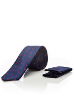 Ανδρική γραβάτα με μαντηλάκι 220-25