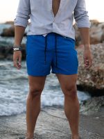 Μαγιό μονόχρωμο σε ανοιχτό μπλε 70-41 - Image 3