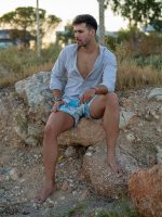 Ανδρικό Μαγιό Σορτς 70-63 Light Blue - Image 5