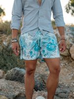 Ανδρικό Μαγιό Σορτς 70-63 Light Blue - Image 3