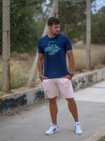 Βαμβακερή βερμούδα σε ροζ