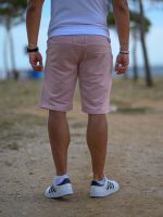 Βαμβακερή βερμούδα σε ροζ 30-88 - Image 2