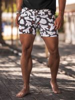 Μαγιό με σχέδια σε άσπρο-μαύρο 70-48 - Image 2