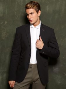 Ανδρικό σακάκι TRESOR LOREDO 1557 μαύρο