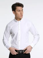 Πουκάμισο Λευκό 100% Βαμβακερό - Image 3