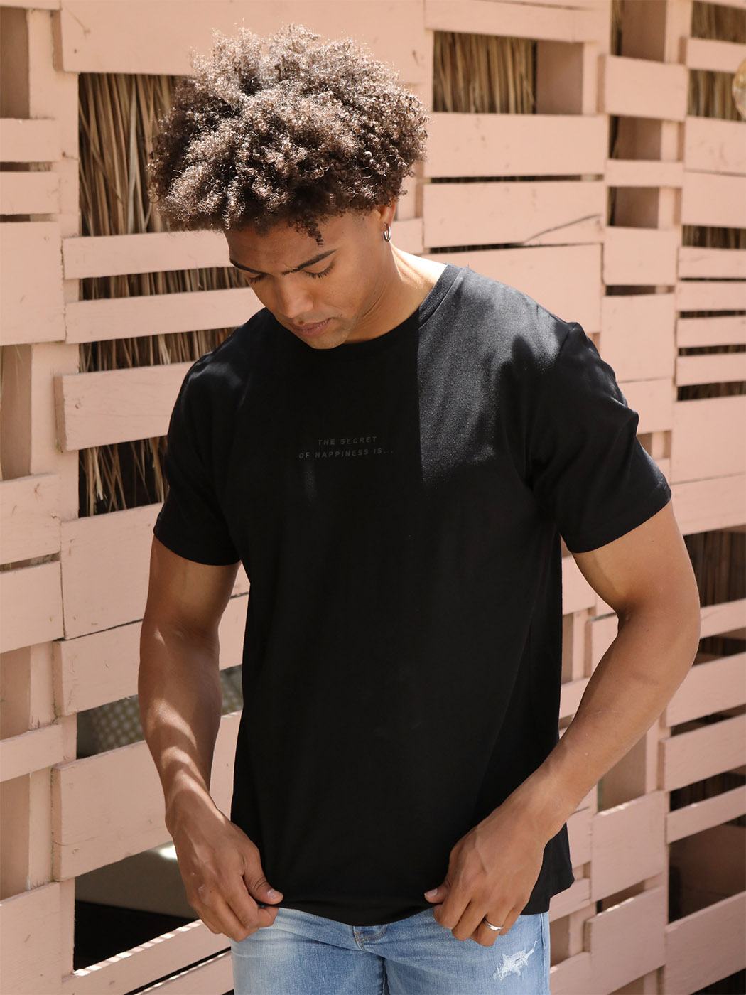 0098 copy T-shirt ανδρικό με ανάγλυφο διακριτικό τύπωμα 10-607 - Image 1