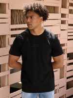 T-shirt ανδρικό με ανάγλυφο διακριτικό τύπωμα 10-607 - Image 4