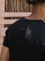 T-shirt ανδρικό με ανάγλυφο διακριτικό τύπωμα 10-607 - Image 3