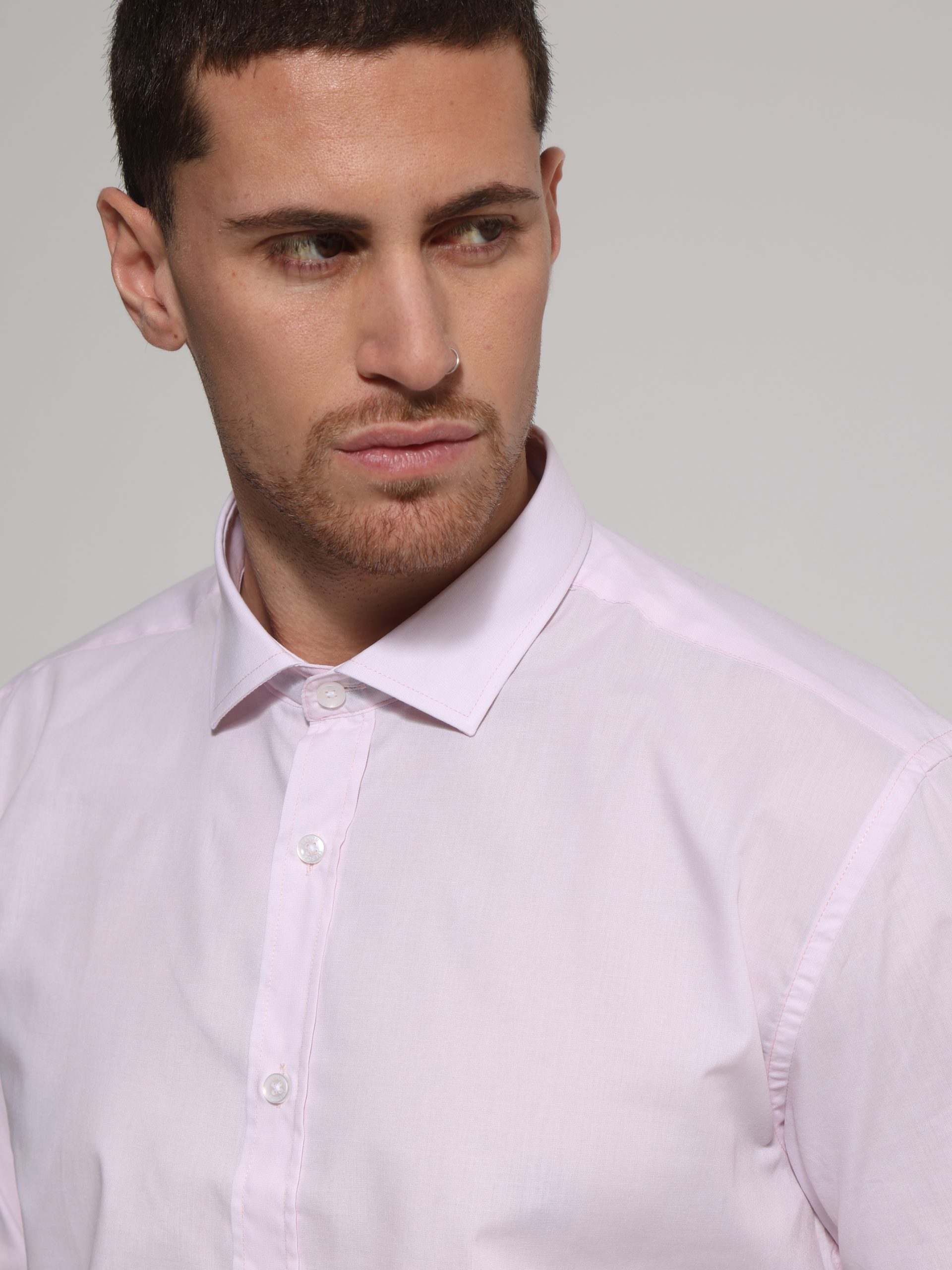 1X9A3099 Πουκάμισο GENARO 33-7350 Light Pink Slim-fit - Image 1