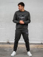 Μπλούζα φούτερ σε χακί με κέντημα - Image 3