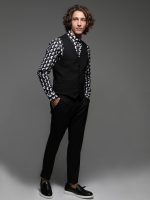 Ανδρικό Γιλέκο CESCO 220-760 Μαύρο - Image 3