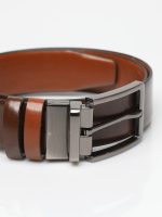 Ανδρική Ζώνη Διπλής Όψης 33-6023 Brown-Camel - Image 6