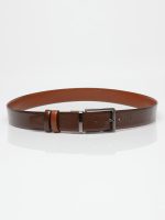 Ανδρική Ζώνη Διπλής Όψης 33-6023 Brown-Camel - Image 2