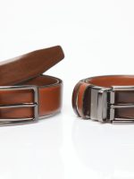 Ανδρική Ζώνη Διπλής Όψης 33-6023 Brown-Camel