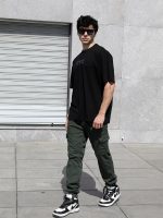 Ανδρικό T-shirt TOMMY LIFE 10-633 Μαύρο - Image 4