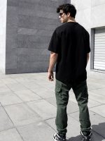 Ανδρικό T-shirt TOMMY LIFE 10-633 Μαύρο - Image 5