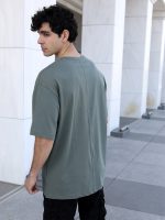 Ανδρικό T-shirt TOMMY LIFE 10-640 Χακί - Image 2