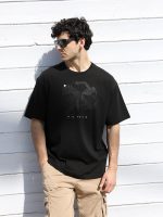 Ανδρικό T-shirt TOMMY LIFE 10-641 Μαύρο - Image 3