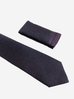 Ανδρική Γραβάτα Με Μαντηλάκι 33-6099 Purple 2 - Image 3