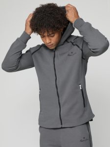 Ζακέτα Με Κουκούλα HOUSTON 2671 Ανθρακί