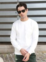 Ανδρική Λεπτή Μπλούζα Φούτερ LOST MINDS 10-654 Λευκό - Image 3