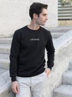 Ανδρική Λεπτή Μπλούζα Φούτερ LOST MINDS 10-655 Μαύρο