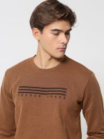 Μπλούζα Με Μακρύ Μανίκι ASHTON 206028 Camel - Image 4