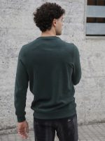 Ανδρική Μπλούζα Με V Λαιμό 10-673 Χακί - Image 5