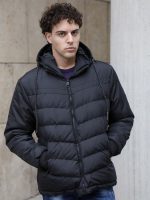 Ανδρικό Puffer Jacket Μπουφάν Με Κουκούλα 20-136 Μαύρο - Image 3