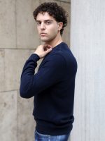 Ανδρική Μπλούζα Με V Λαιμό 10-674 Μπλε - Image 2