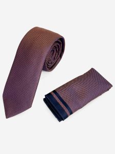 Ανδρική Γραβάτα Με Μαντηλάκι 33-6099 Εκάι 2