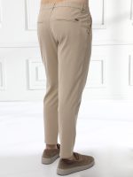 Ανδρικό Παντελόνι Με Πιέτες 7/8 Μattia 210-930 Sand - Image 4