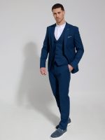 Κοστούμι Με Γιλέκο Houston 33-1699 Μπλε