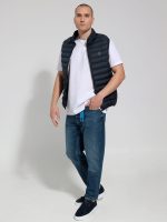 Βαμβακερό T-shirt Με Ιδιαίτερη Πλέξη Kester 207025 Λευκό - Image 4