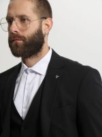 Κοστούμι Με Γιλέκο Houston 33-1699 Μαύρο - Image 2