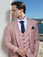 Ανδρική Γραβάτα Με Μαντηλάκι 33-6099 Blue 4