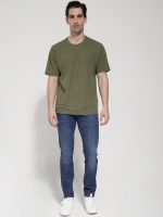 Ανδρικό Κοντομάνικο Oversize T-shirt Harry 207027 Χακί - Image 3