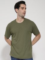 Ανδρικό Κοντομάνικο Oversize T-shirt Harry 207027 Χακί - Image 4