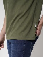 Ανδρικό Κοντομάνικο Oversize T-shirt Harry 207027 Χακί - Image 2