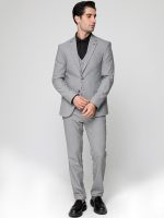 Πουκάμισο SANDIAGO 33-7395 Μαύρο Με Σχέδιο Slim-fit - Image 5