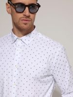 Πουκάμισο Ελαστικό TAILOR-FIT Jeremy 33-8158 Λευκό Φαρδιά γραμμή