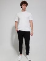 Ανδρικό Κοντομάνικο Oversize T-shirt Harry 207027 Λευκό - Image 4