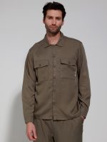 Ανδρικό Over Πουκάμισο Dario 2182 Χακί