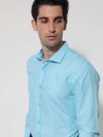 Πουκάμισο GENARO 33-7350 Τυρκουάζ Slim-fit - Image 3