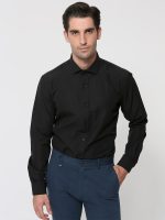 Πουκάμισο GENARO 33-7350 Μαύρο Slim-fit