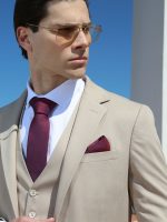 Ανδρική Γραβάτα Με Μαντηλάκι 33-6099 Red 3