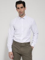 Ανδρικό Πουκάμισο Με Εφαρμογή Slim Milo 33-7408 Λευκό Slim-fit - Image 2
